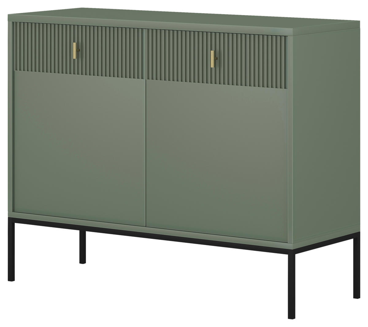 Kommode MAGGIORE grün dunkel B/H/T: ca. 104,2x82,5x39 cm MAGGIORE - grün (104,20/82,50/39,00cm) - WIPMEB