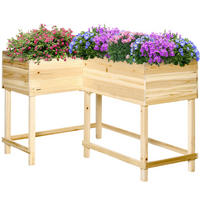 Outsunny Hochbeet B/H/L: ca. 91x81x121 cm Hochbeet 845-634 - (121,00/91,00/81,00cm) - Outsunny