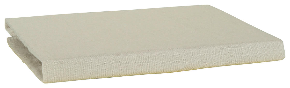 Jersey Spannbetttuch Spannbetttuch_Jersey 100x200cm - silber (100,00/200,00cm) - Elegance