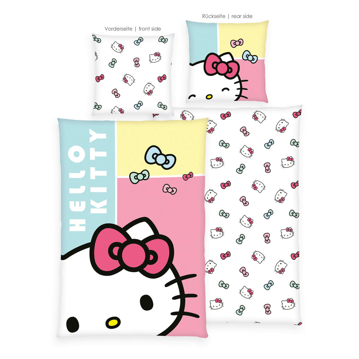 Bettwäsche Renforce Bettwäsche Hello Kitty - bunt - Hello Kitty
