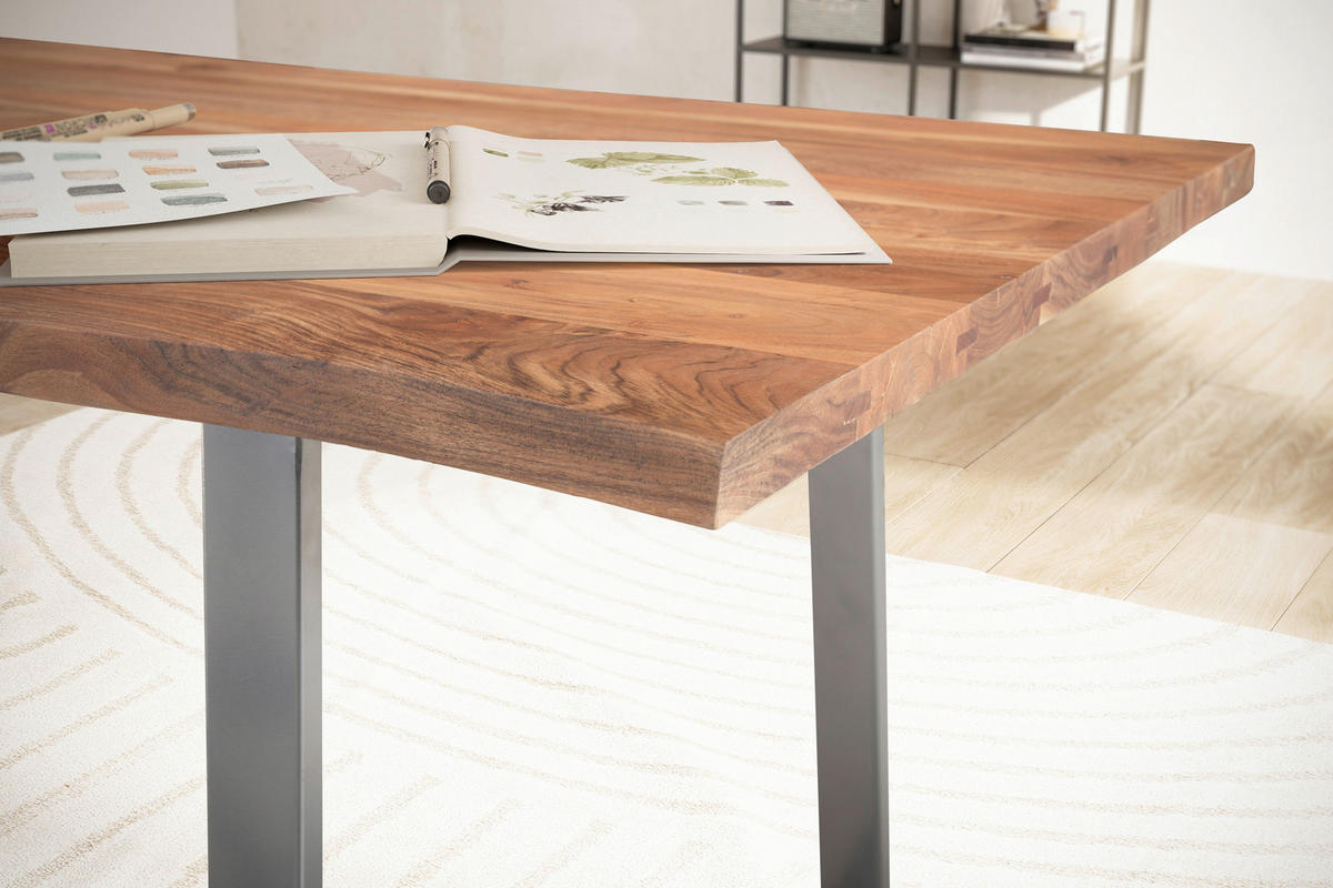 Schreibtisch B/H/T: ca. 120x76x60 cm Schreibtisch - (120,00/76,00/60,00cm) - Wohnling