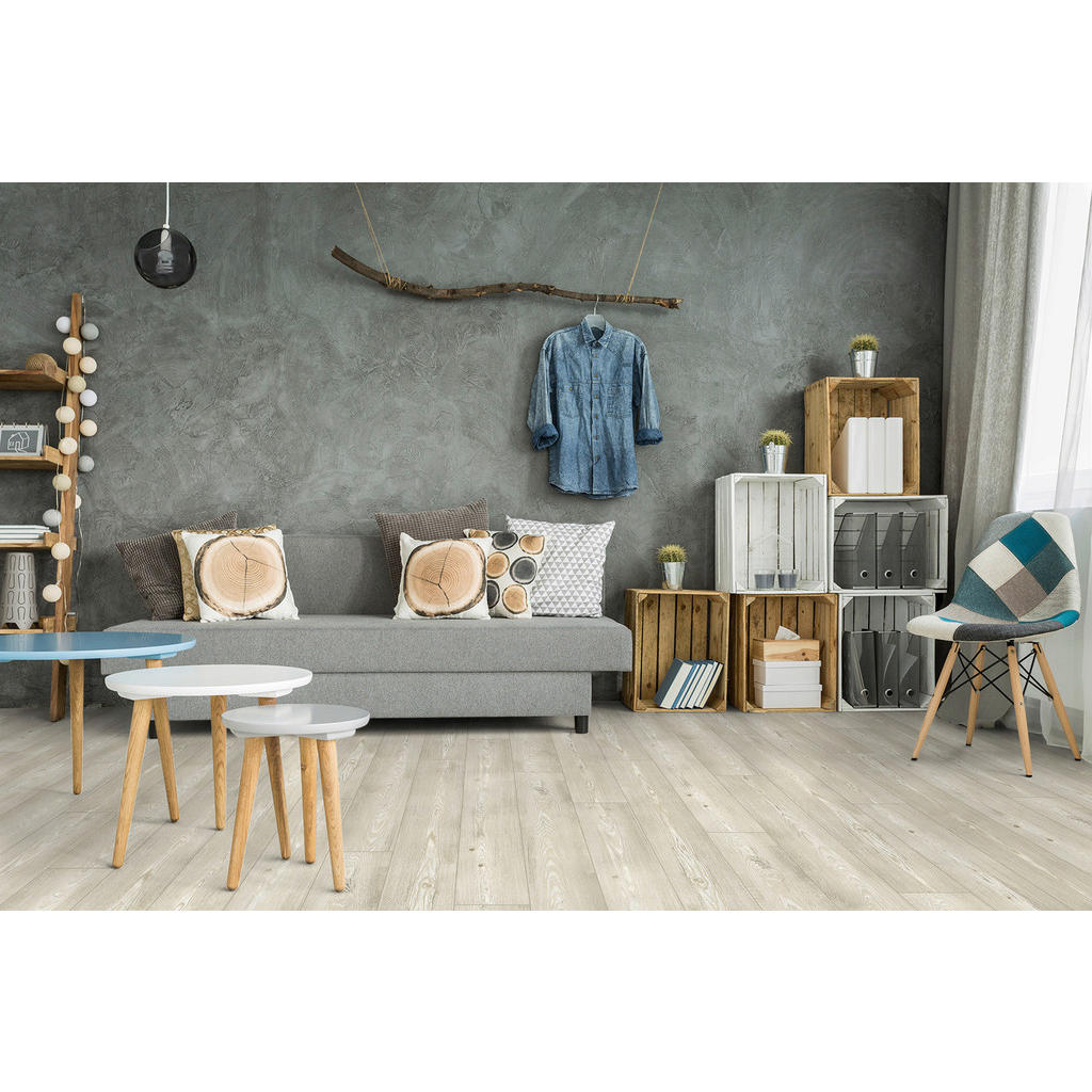 Thumbnail - Laminatboden Pine modern ca. 1,974 m² im Paket B/L: ca. 19,4x128,6 cm pro Paket