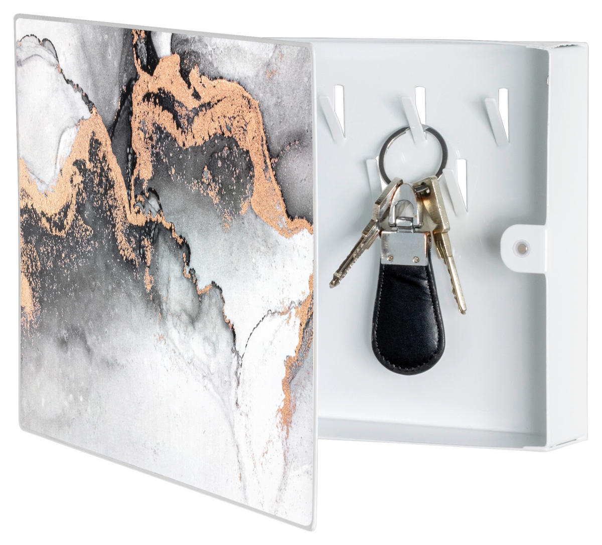 Schlüsselkasten  weiß B/H/T: ca. 28x19x4 cm Lava_Schlüsselkasten 55908 - weiß (28,00/19,00/4,00cm)