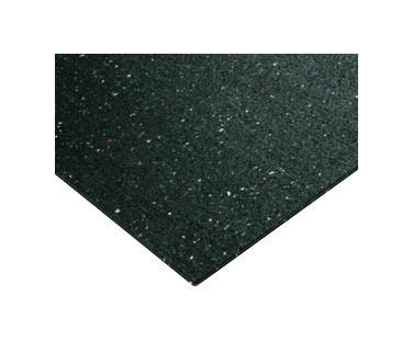 Gummi-Antivibrationsmatte schwarz Gummi Gummi-Antivibrationsmatte - schwarz (60,00/60,00cm) - Eisl