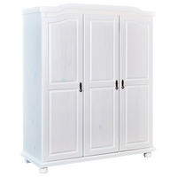 Kleiderschrank Bastian weiß B/H/T: ca. 150x180x56 cm Bastian - weiß (150,00/180,00/56,00cm) - Inter Link