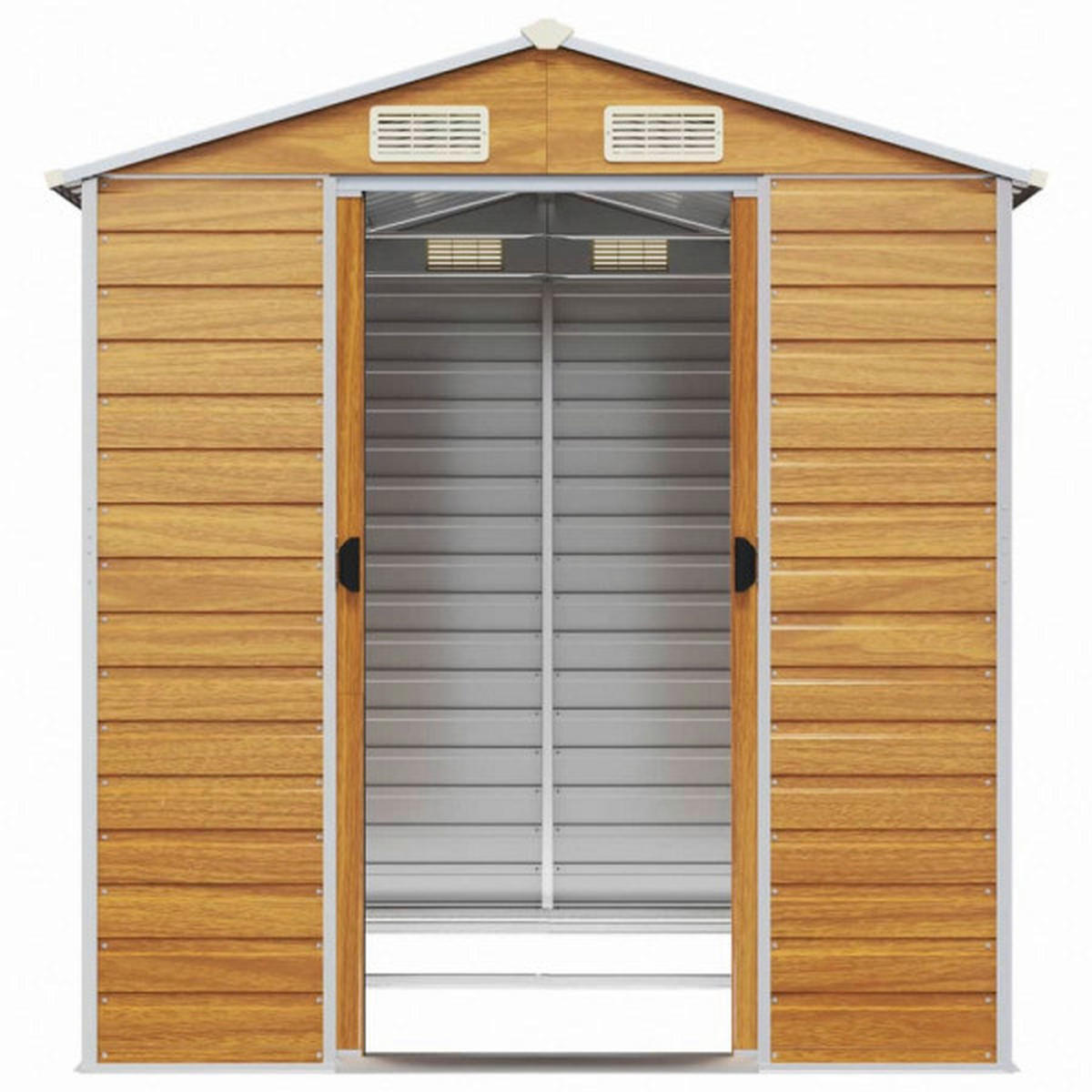 vidaXL Gartenhaus braun B/H/T: ca. 191x198x215 cm Gartenhaus - braun (191,00/198,00/215,00cm) - vidaXL