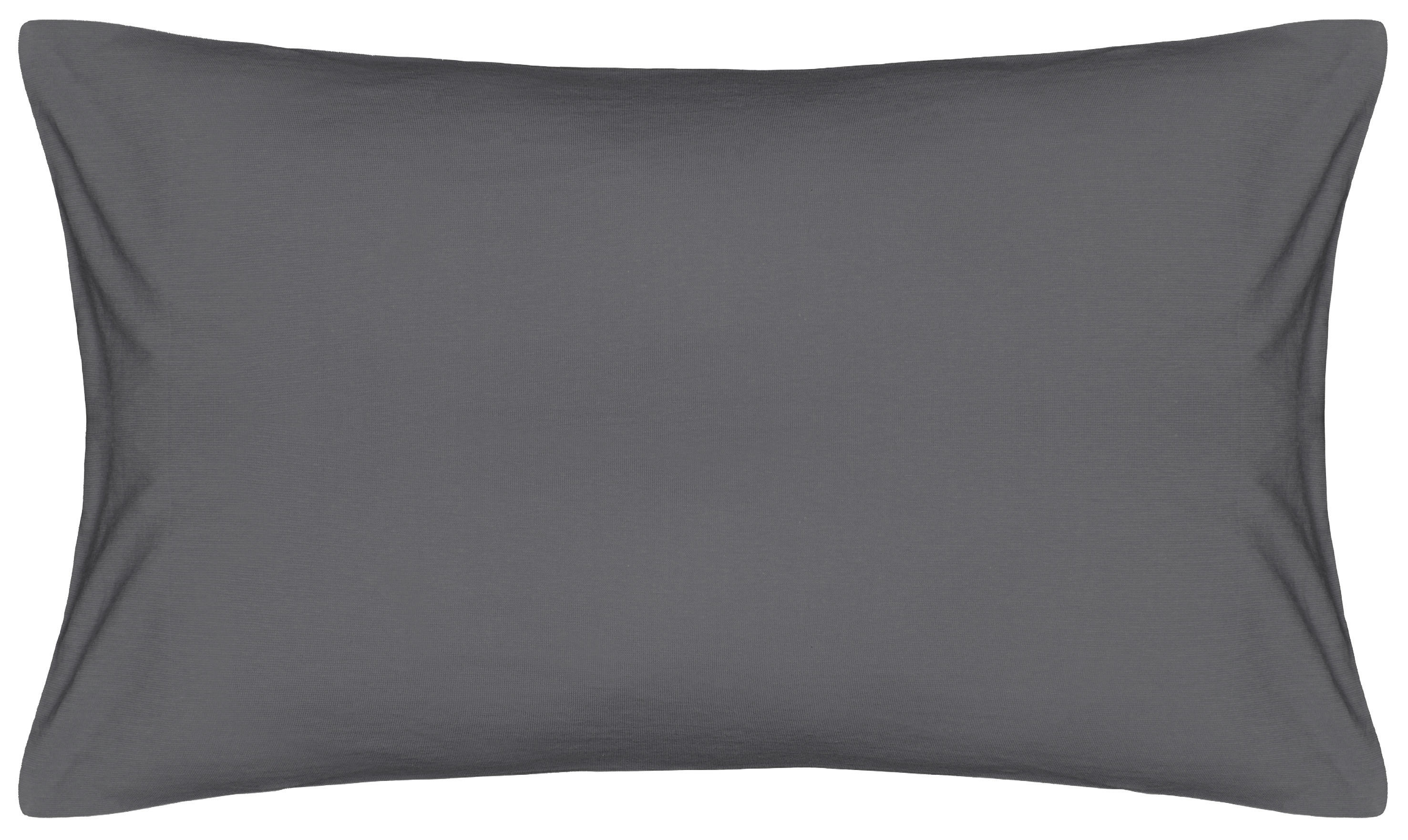 Kissenbezug Jersey Kissenbezug-Jersey_2erPack 40x60cm - anthrazit (40,00/60,00cm) - Elegance