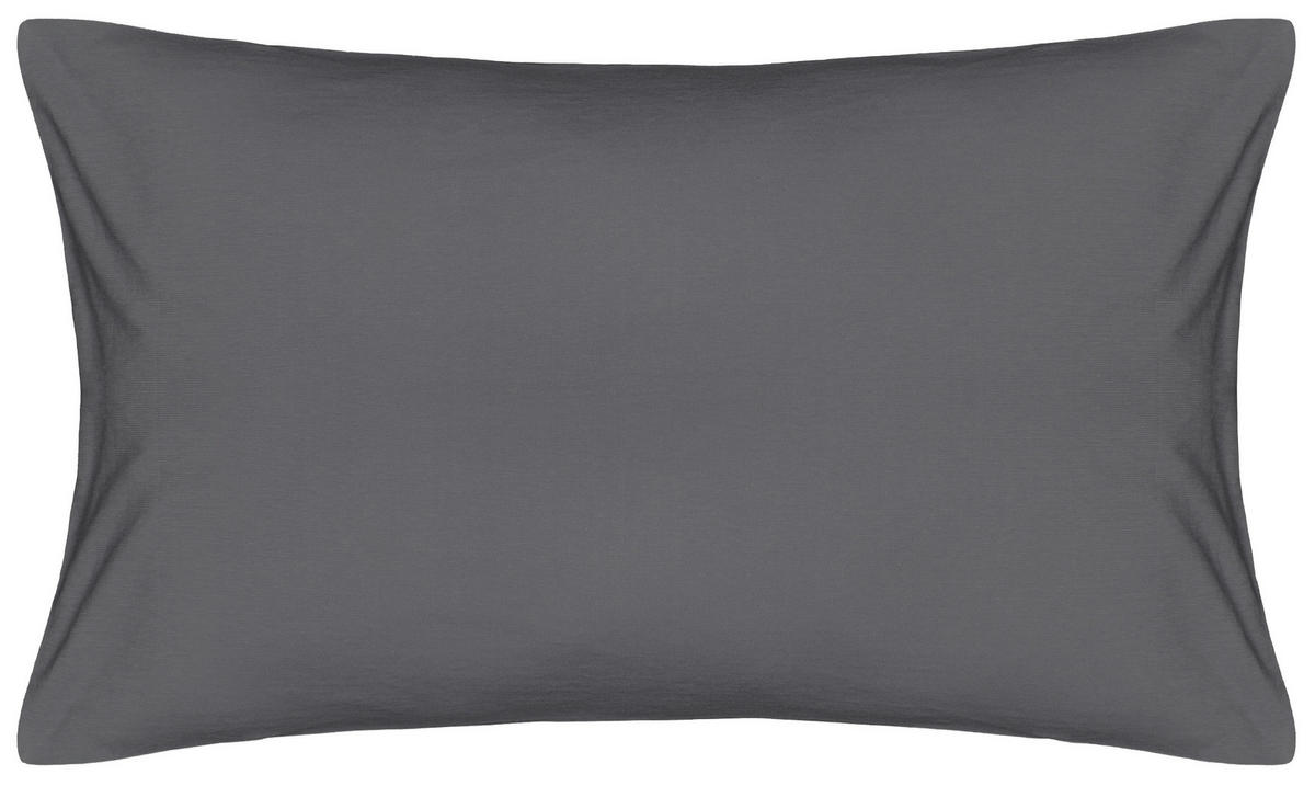 Kissenbezug Jersey Kissenbezug-Jersey_2erPack 40x60cm - anthrazit (40,00/60,00cm) - Elegance