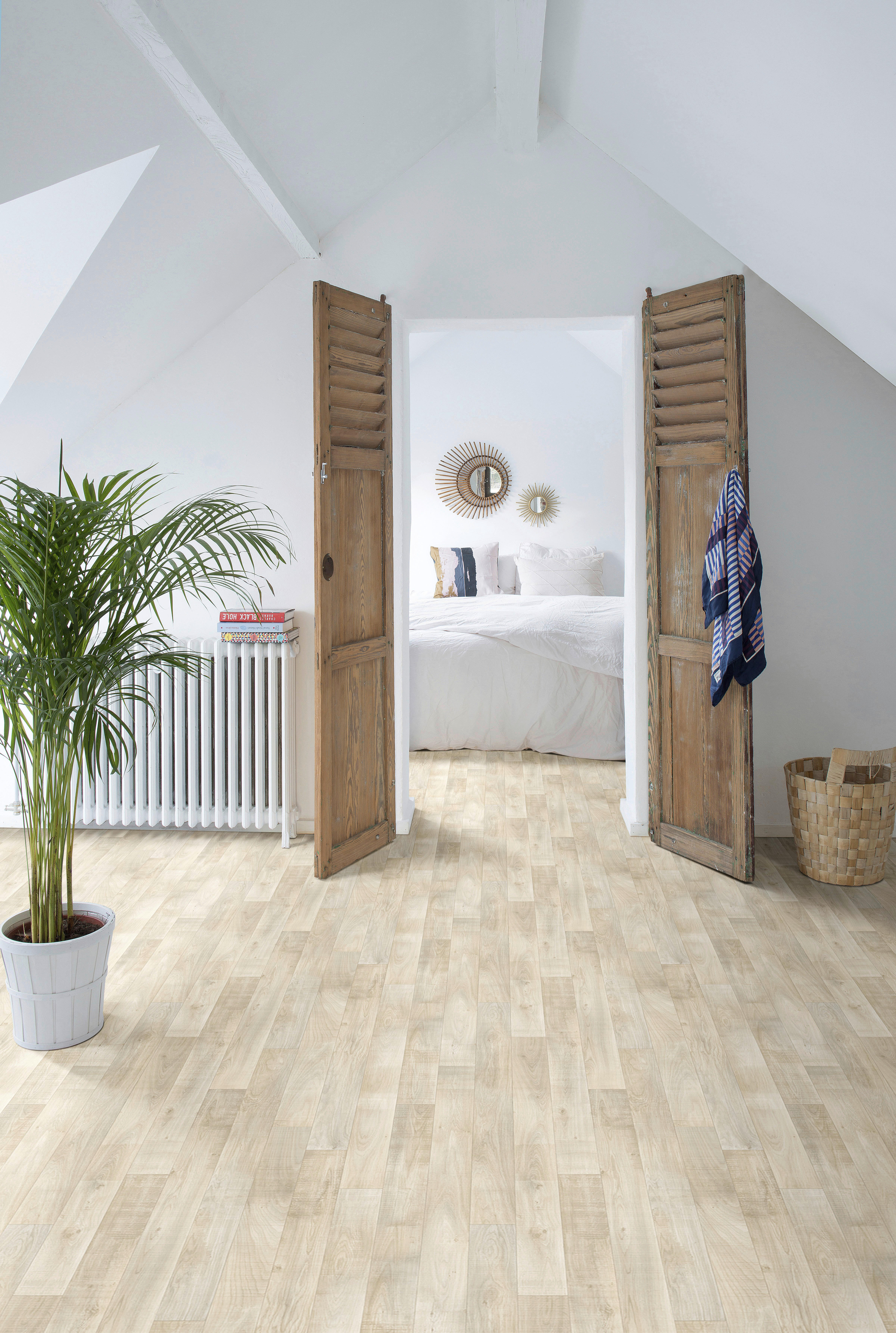 Vinylboden hellbeige Eiche B: ca. 500 cm pro m² CV-Belag_Quintex 500cm Water Oak - hellbeige (500,00cm)