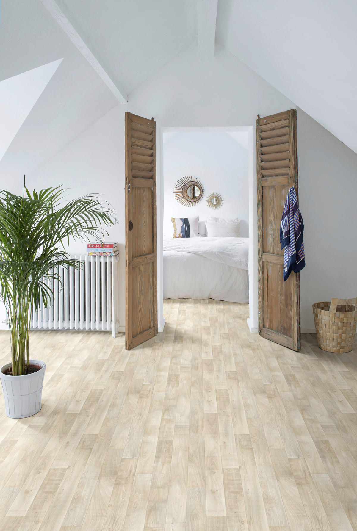 Vinylboden hellbeige Eiche B: ca. 500 cm pro m² CV-Belag_Quintex 500cm Water Oak - hellbeige (500,00cm)