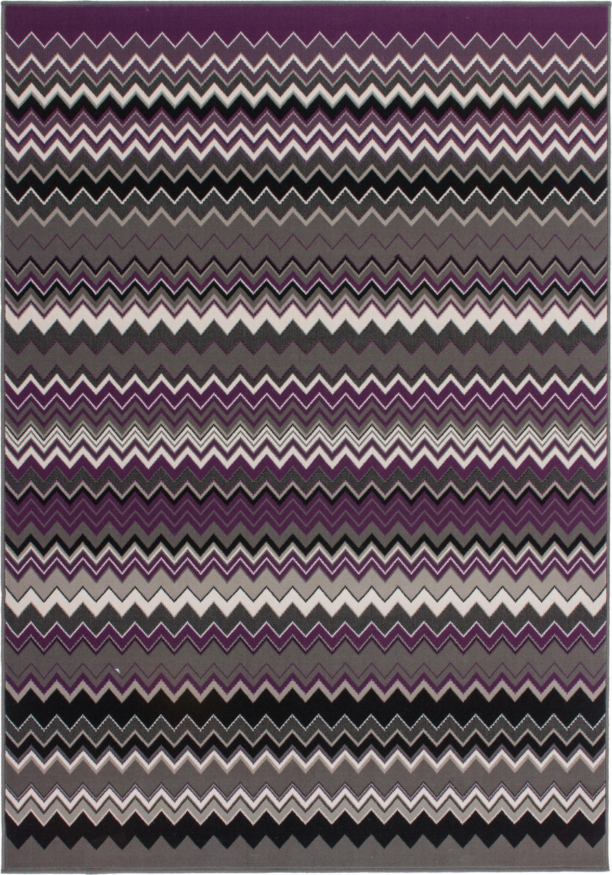 Kayoom Kurzflorteppich Now! 725 violett B/L: ca. 160x230 cm Now! 725 - mehrfarbig/violett (160,00/230,00cm) - Kayoom
