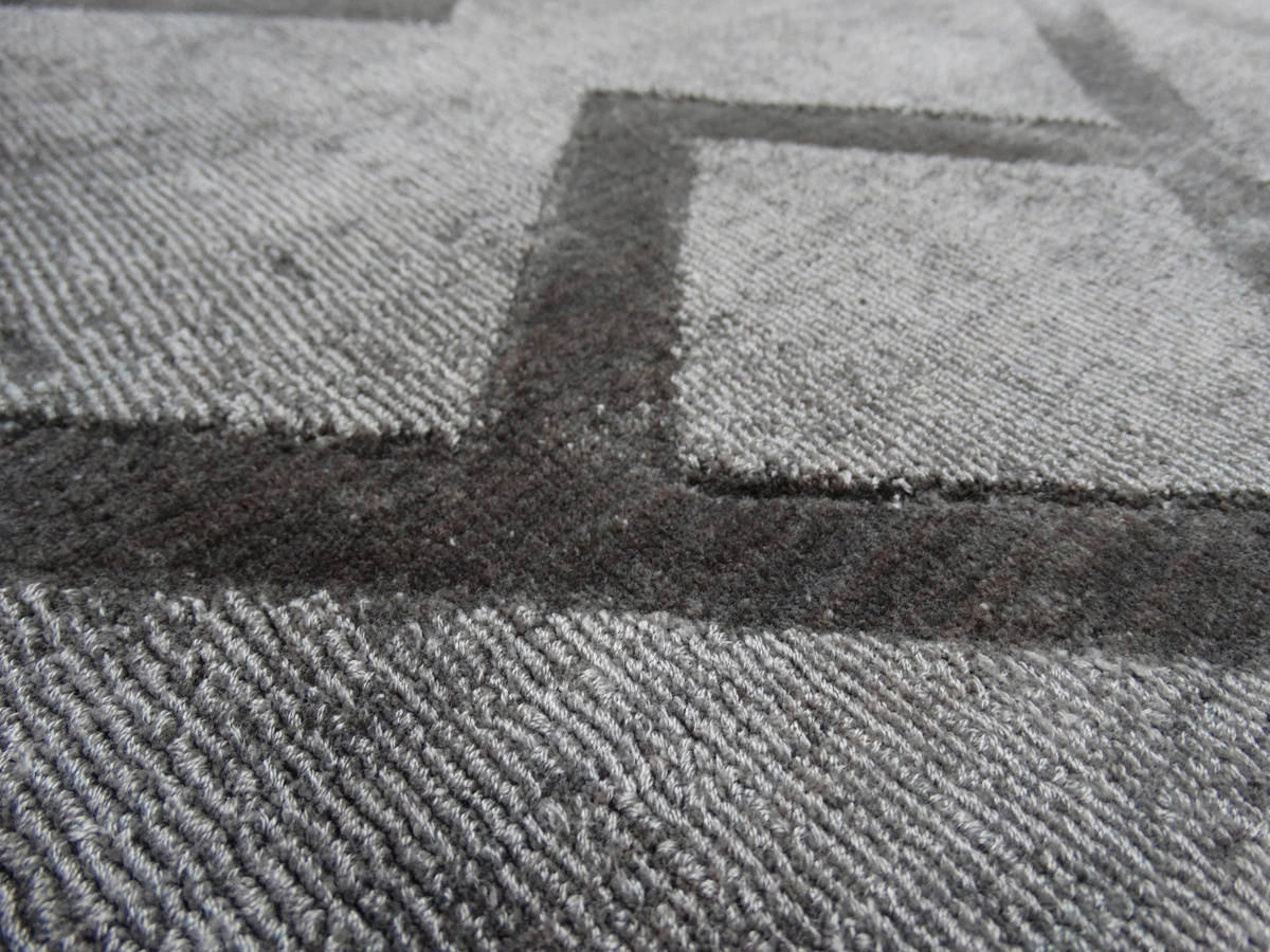 360Living Teppich Luxury grau B/L: ca. 200x290 cm Luxury - anthrazit/grau (200,00/290,00cm) - 360Living