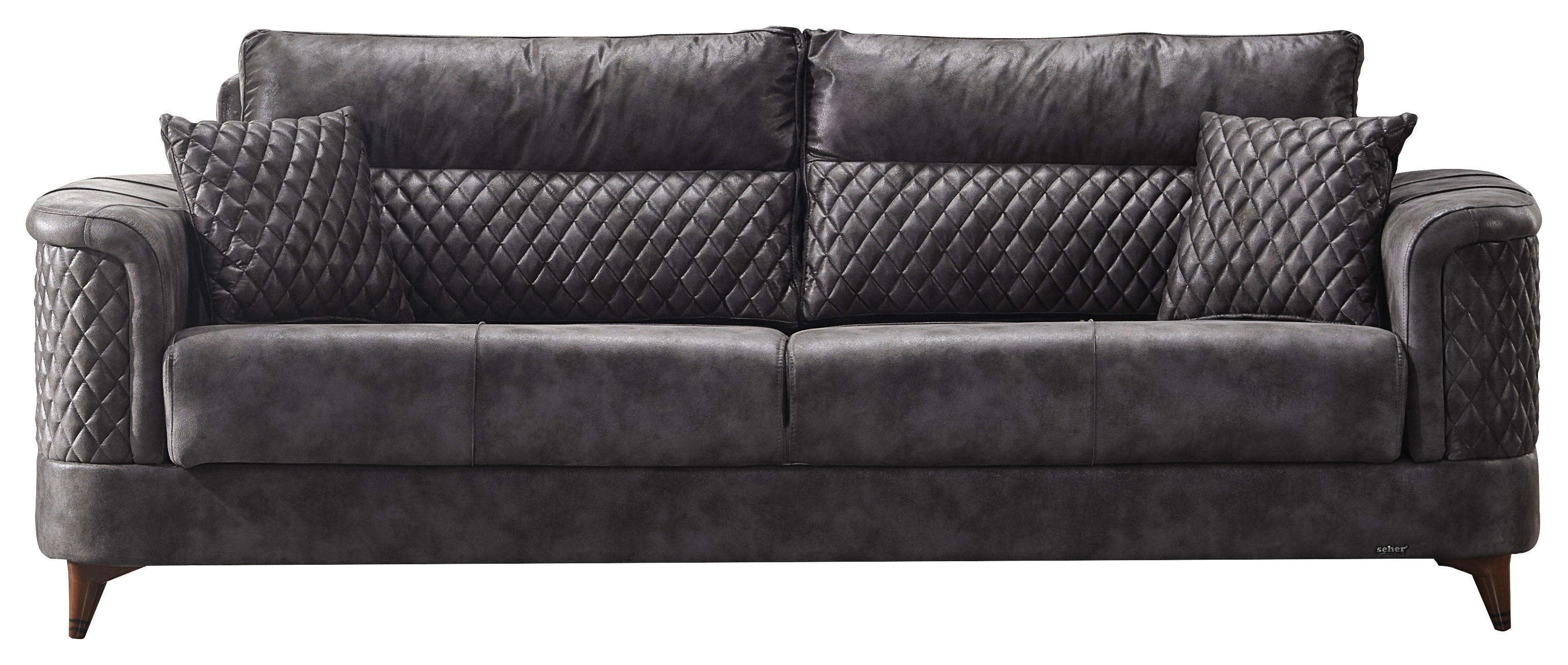 Sofa 3-2-1 anthrazit Mikado_3F-2F-1_Sofa_3-2-1 - braun/anthrazit