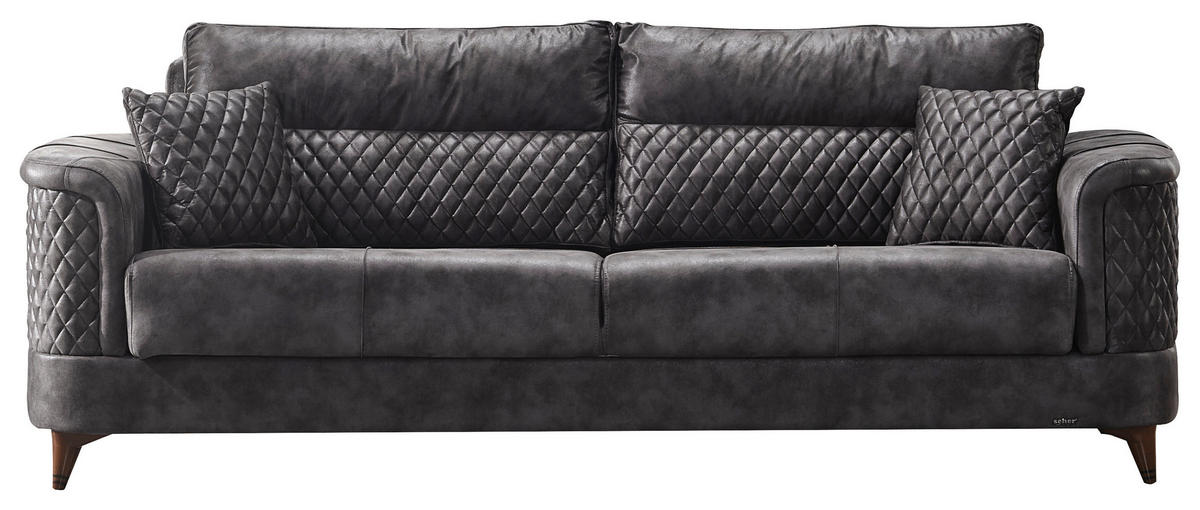 Sofa 3-2-1 anthrazit Mikado_3F-2F-1_Sofa_3-2-1 - braun/anthrazit