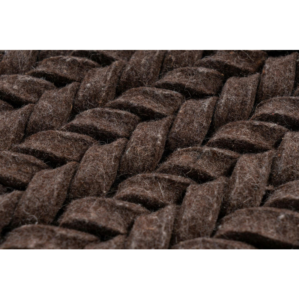 Thumbnail - Padiro Flachflorteppich Robbie 125 braun B/H/L: ca. 200x2,1x290 cm