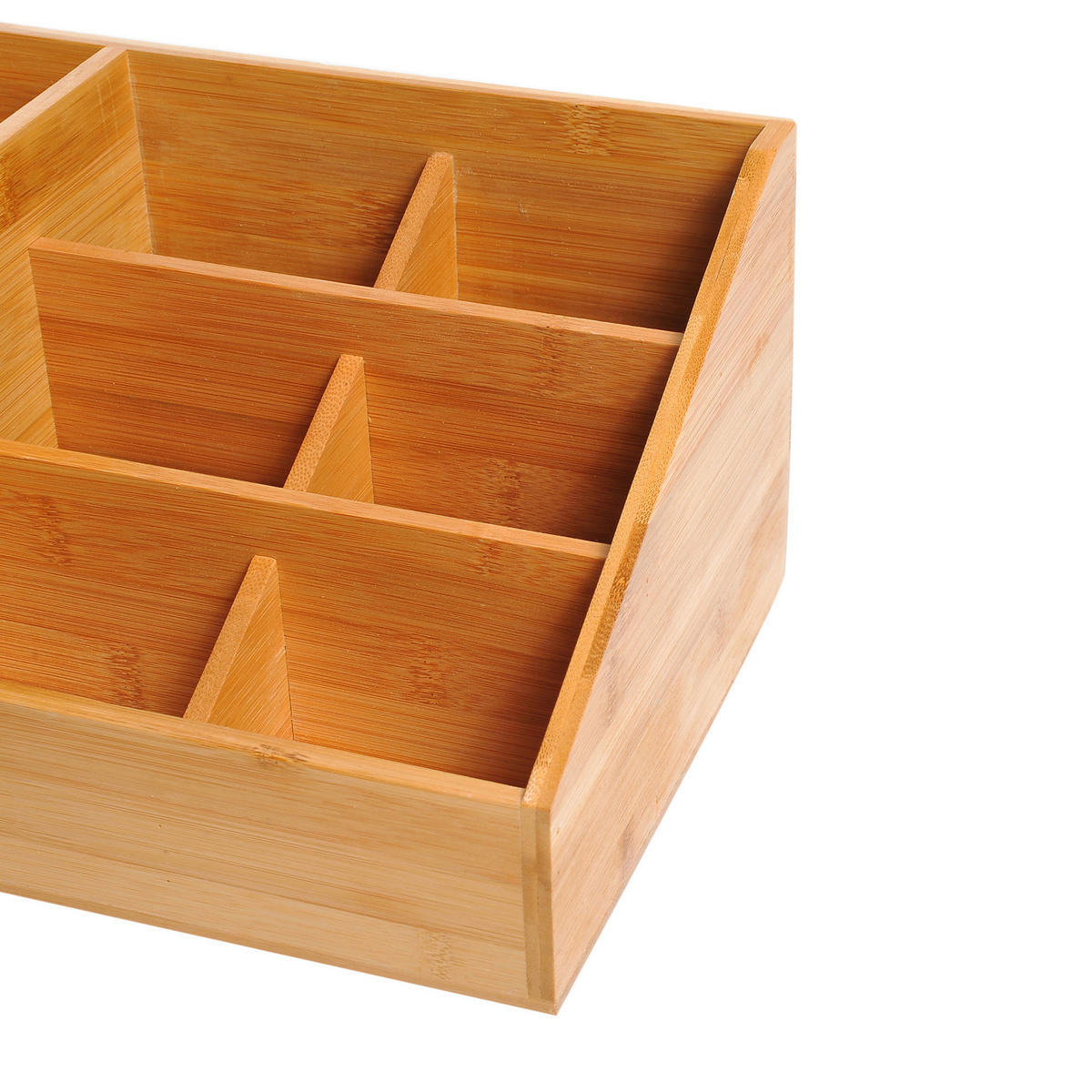 HOMCOM Organizer natur Bambus B/H/L: ca. 205x33x155 cm Schreibtischorganizer - natur (155,00/205,00/33,00cm) - HOMCOM