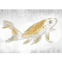 Komar Fototapete Golden Koi B/L: ca. 400x280 cm Golden Koi - (400,00/280,00cm) - Komar