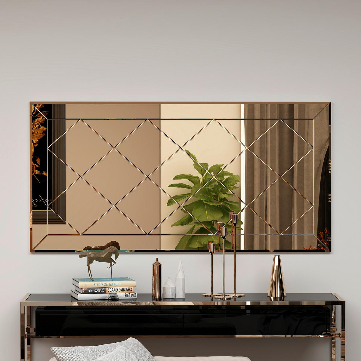 Wandspiegel Pauli B/H/T: ca. 120x60x2,2 cm Pauli - (120,00/60,00/2,20cm) - moebel17
