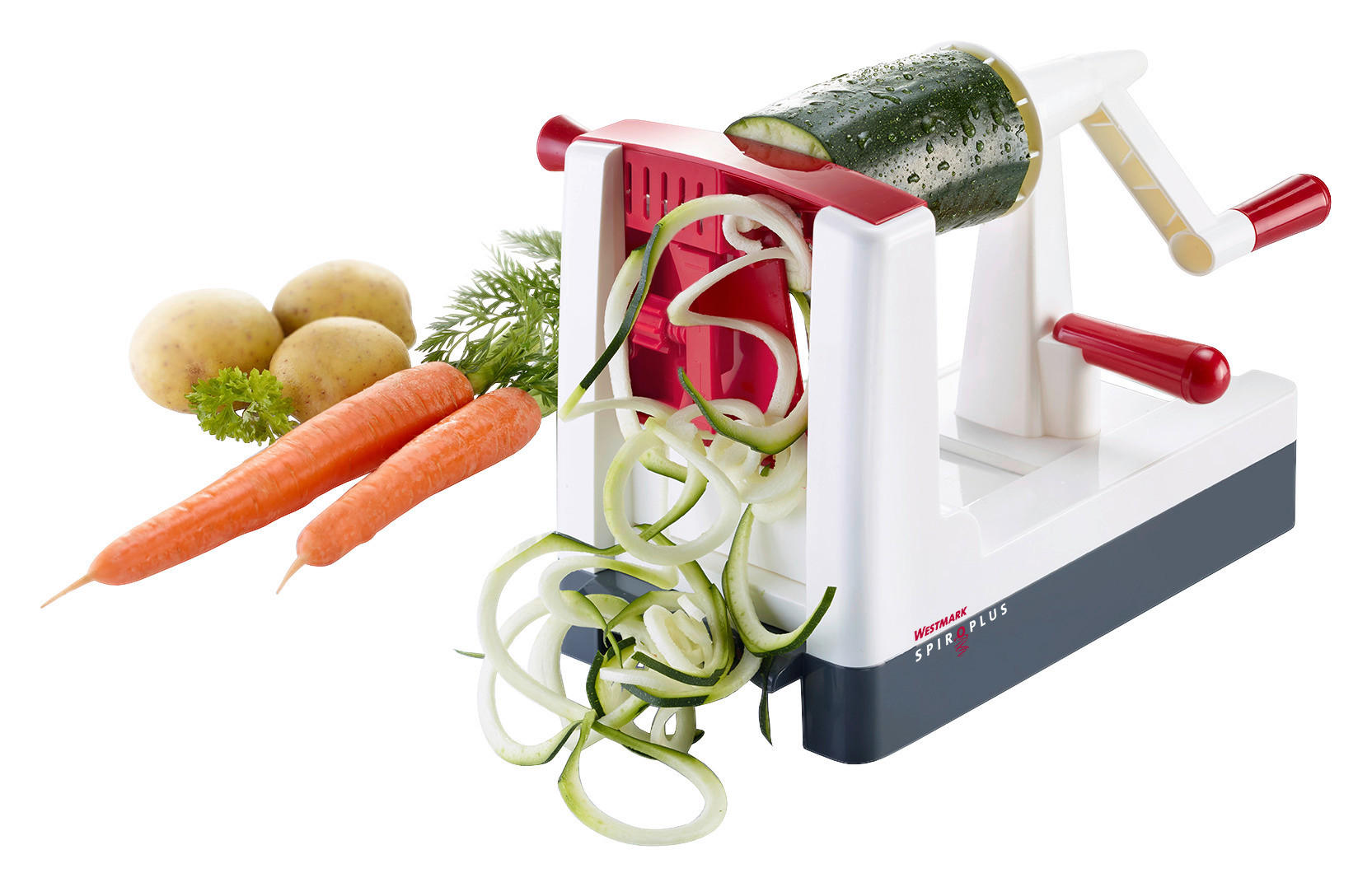 Westmark Gemüseschneider Spiro Plus weiß Kunststoff Spiro Plus - weiß - Westmark