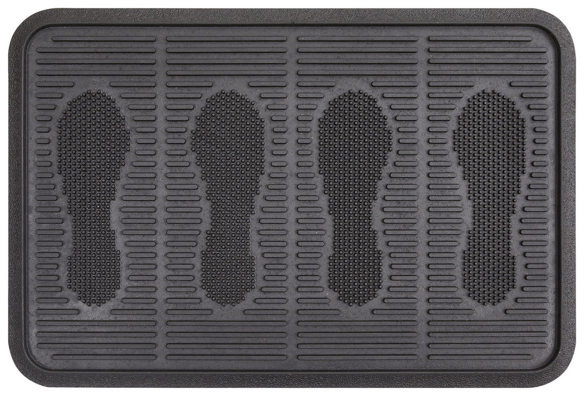 Andiamo Fußmatte Trittsicher schwarz B/L: ca. 40x60 cm Trittsicher - schwarz (40,00/60,00cm) - Andiamo