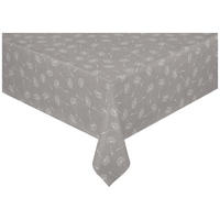 Milano Abwaschbarer Tischbelag Pusteblume silber B: ca. 140 cm Pusteblume - silber (140,00cm) - Milano