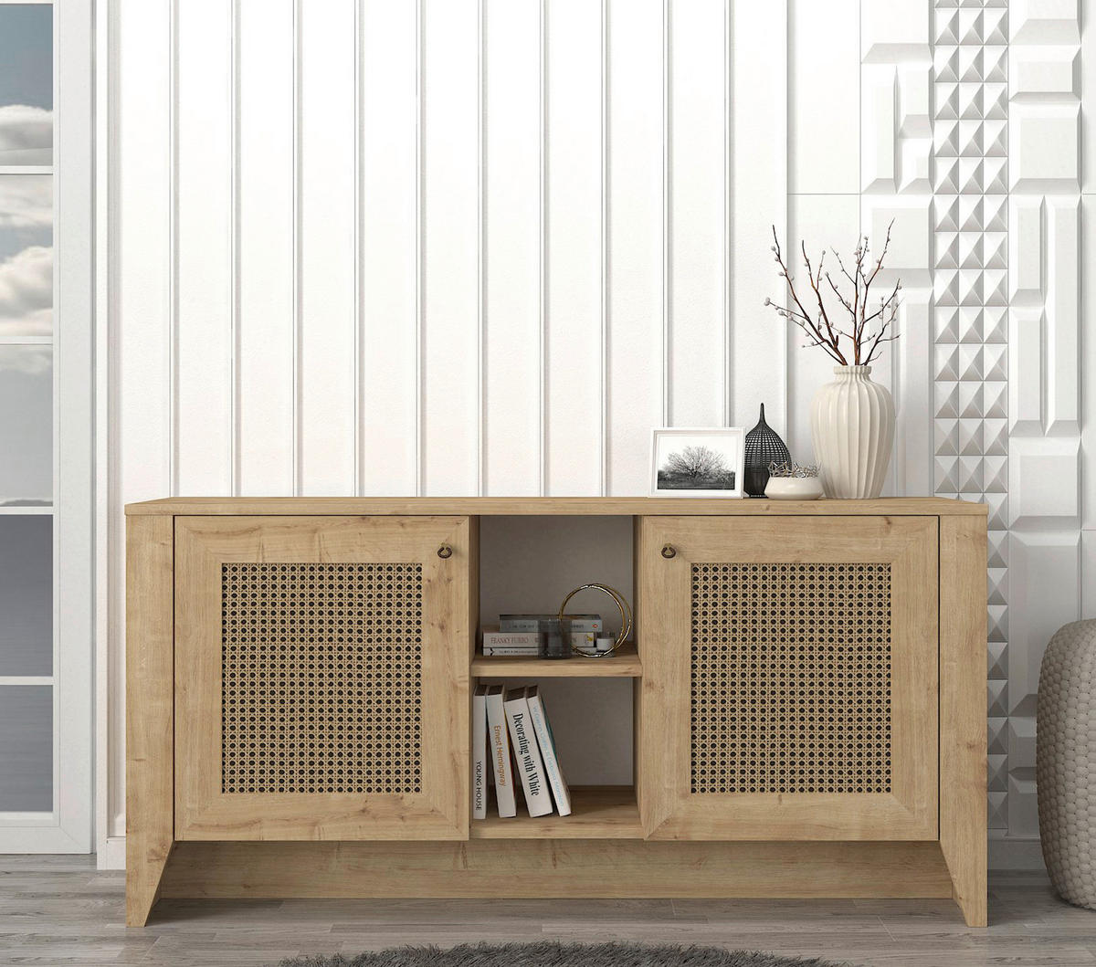 Sideboard Madura Saphir Nachbildung B/H/T: ca. 15x74x45 cm Madura - Saphir (15,00/74,00/45,00cm) - moebel17