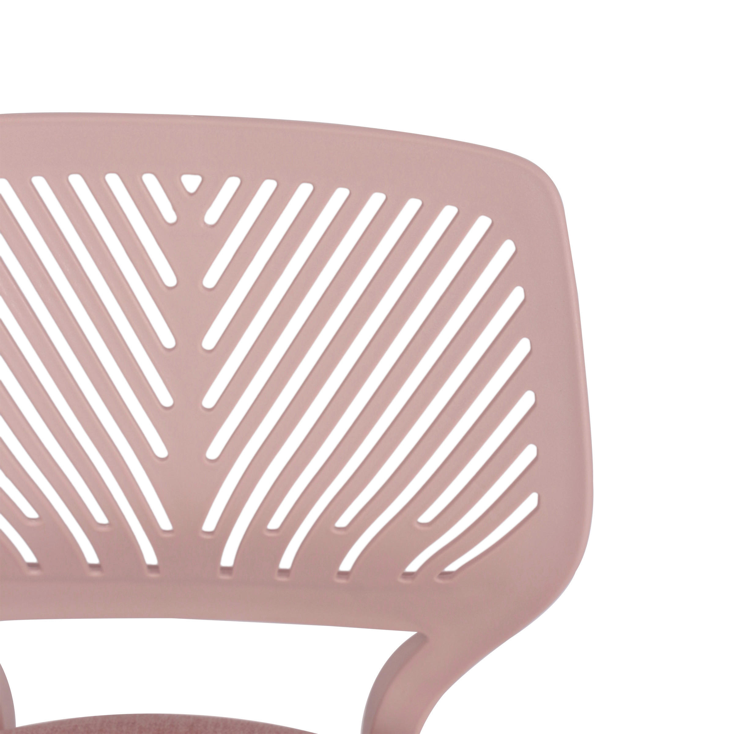 Drehstuhl Melina pink Melina - pink/weiß (49,50/75,00/49,50cm)