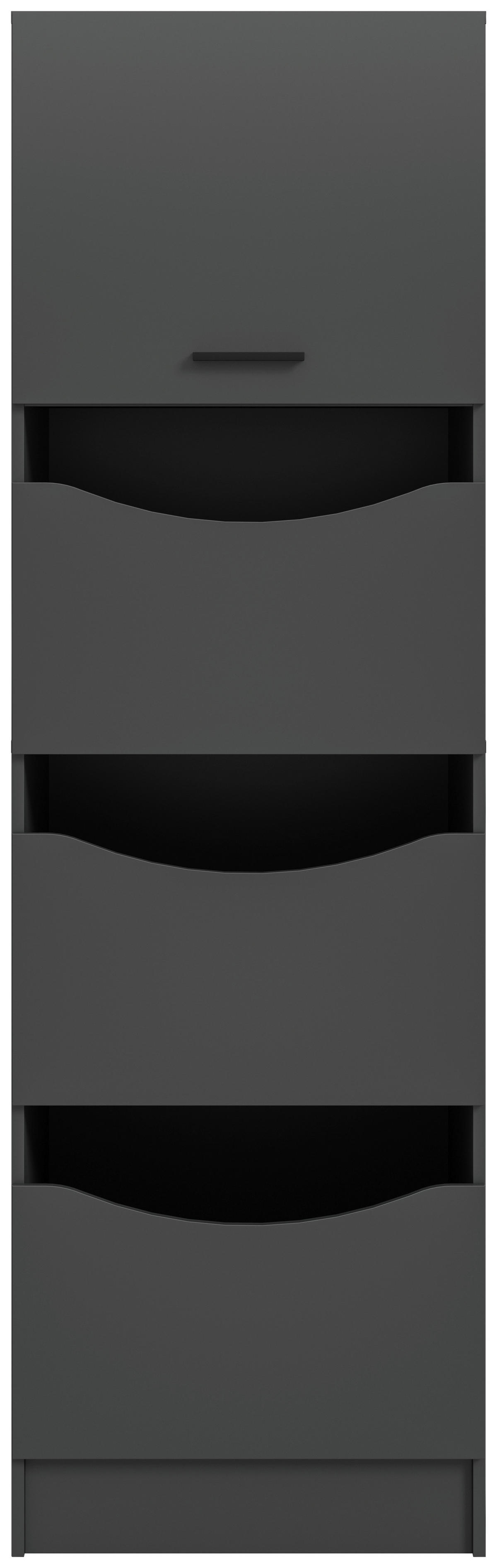 Wäscheschrank Free anthrazit B/H/T: ca. 60x196x68 cm Free - anthrazit (60,00/196,00/68,00cm) - xonox.home