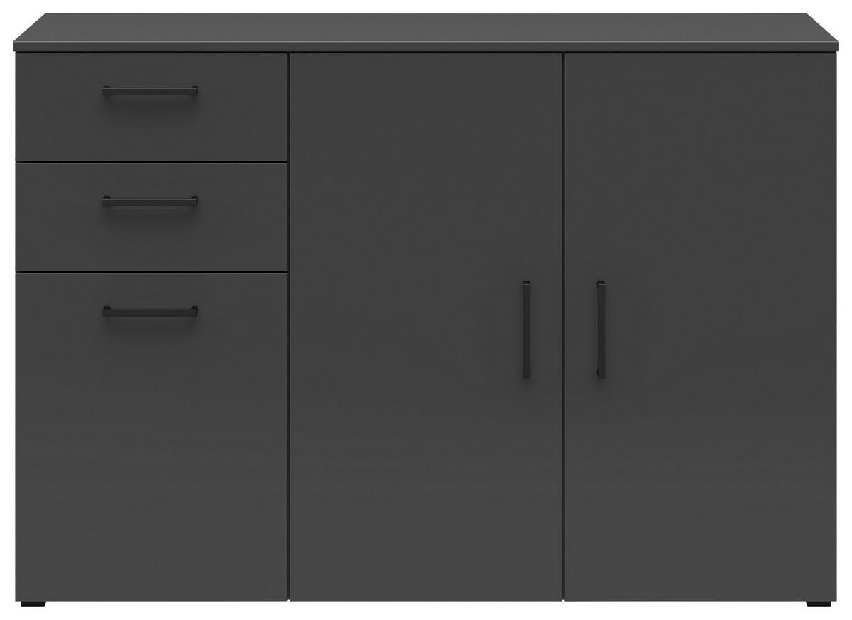 Kommode Multi-Stauraum Typ 28 anthrazit B/H/T: ca. 120x83x40 cm Multi-Stauraum Typ 28 - anthrazit (120,00/83,00/40,00cm)