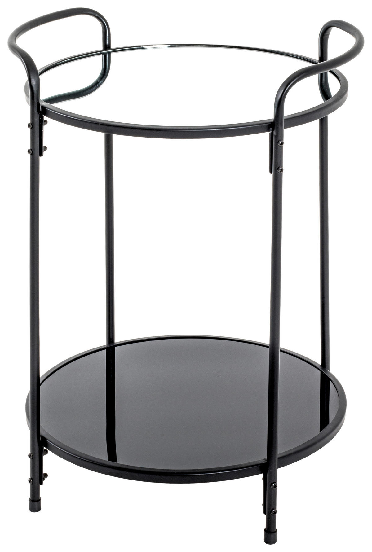 Beistelltisch  schwarz H/D: ca. 50x37 cm Esens_Beistelltisch 22556 - schwarz (37,00/50,00cm)