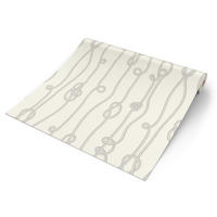 Vliestapete Seemannsknoten beige grau B/L: ca. 53x1005 cm Vliestapete_429169 - beige/grau (53,00/1005,00cm)