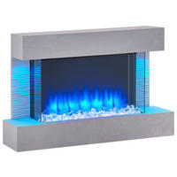 Balderia Wandkamin weiß MDF B/H/T: ca. 120x632x24 cm Elekt.-Kamin Aieda EF279A-MT279D - weiß (120,00/632,00/24,00cm) - Balderia