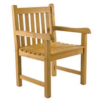 VCM Gartenstuhl hellbraun Teakholz B/H/T: ca. 60x91x62 cm Gartenstuhl - hellbraun (60,00/91,00/62,00cm) - VCM