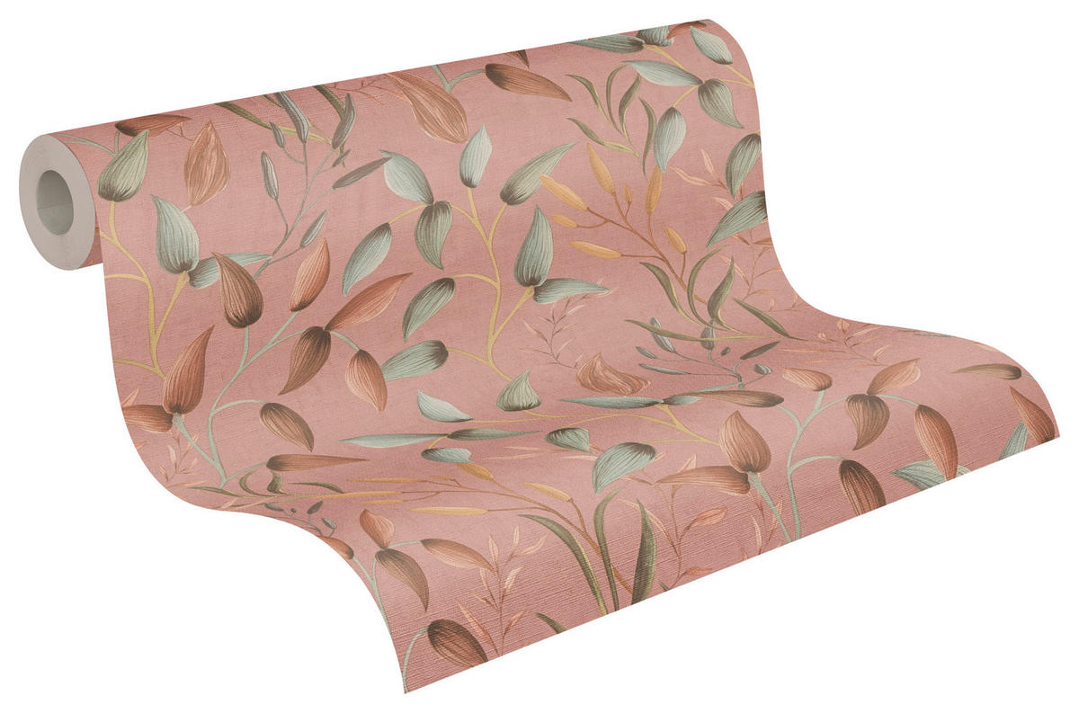 A.S.Creation Vliestapete grün rot B/H/D: ca. 53x1005x8,2 cm Vliestapete - rot/grün (8,20/1005,00cm) - A.S.Creation