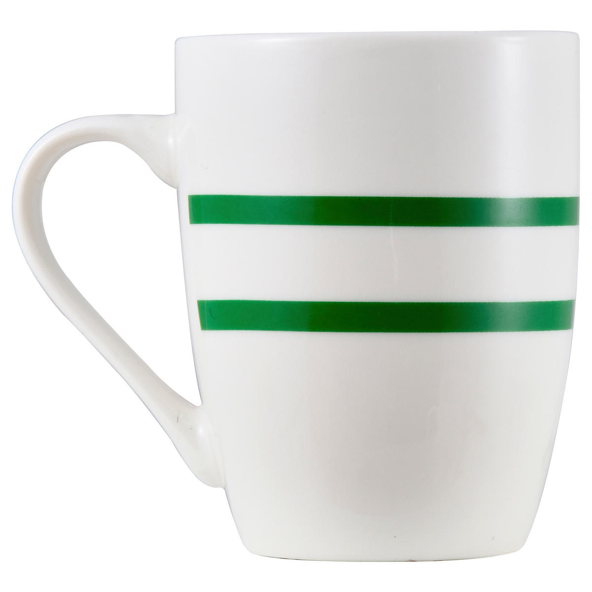 BENETTON Kaffeebecherset Rainbow grün Keramik Rainbow - weiß/grün - BENETTON
