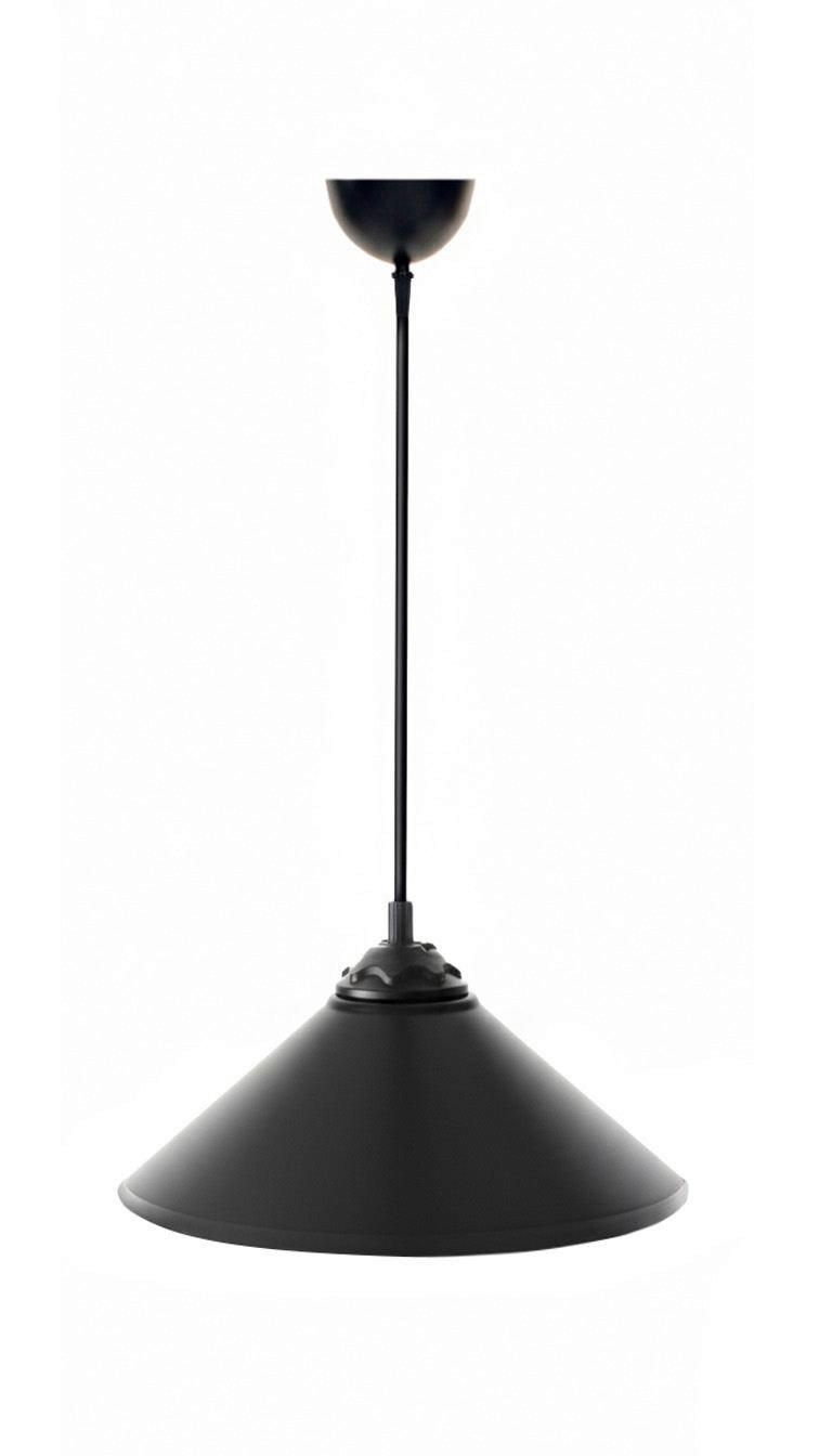 Opviq Pendelleuchte schwarz Polycarbonat B/H/T/L: ca. 6,5x50x25x6,5 cm E27 1 Brennstellen Pendelleuchte_204-U - schwarz (6,50/6,50/50,00cm) - Opviq