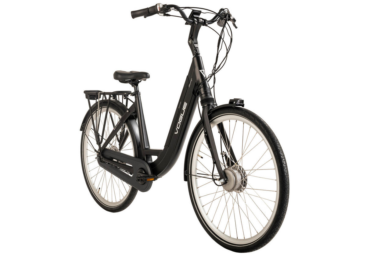 VOGUE BIKE E-Citybike Mestengo Mestengo 28 Zoll Rahmenhöhe 50 cm 7 Gänge schwarz schwarz ca. 250 W ca. 28 Zoll Mestengo - schwarz - VOGUE BIKE