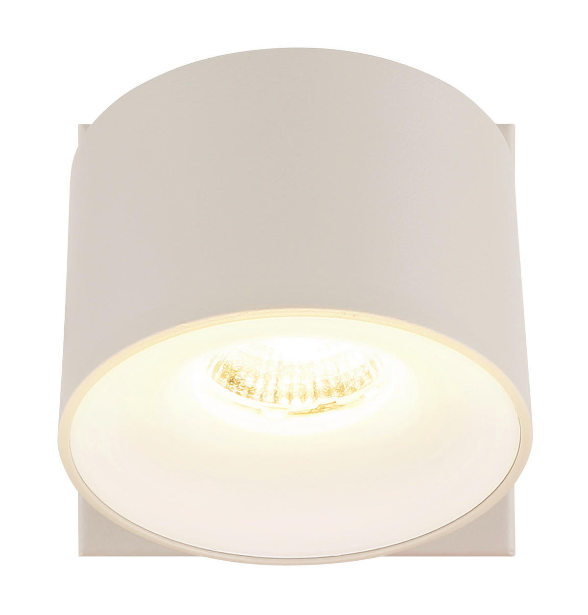 GLOBO LED-Strahler sand Metall Kunststoff Aluminium B/H/L: ca. 8,5x11x8,5 cm 1 Brennstellen LED-Strahler-Rae - sand (8,50/8,50/11,00cm) - GLOBO