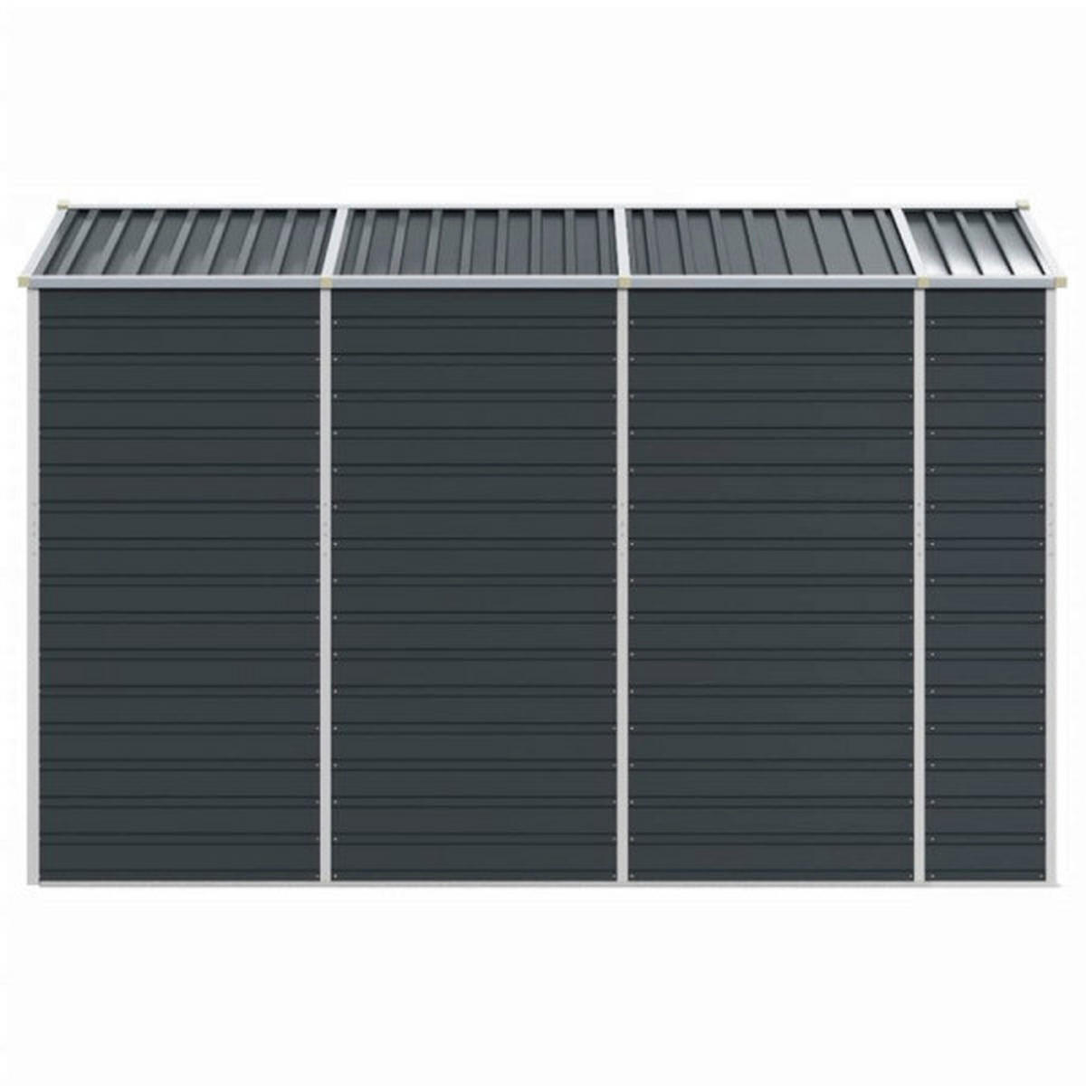 VidaXL Gartenhaus anthrazit B/H/T: ca. 191x198x300 cm Gartenhaus - anthrazit (191,00/198,00/300,00cm) - VidaXL