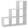 Stufenregal Max Step weiß B/H/T: ca. 106x107x33 cm Max Step - weiß (106,00/107,00/33,00cm)