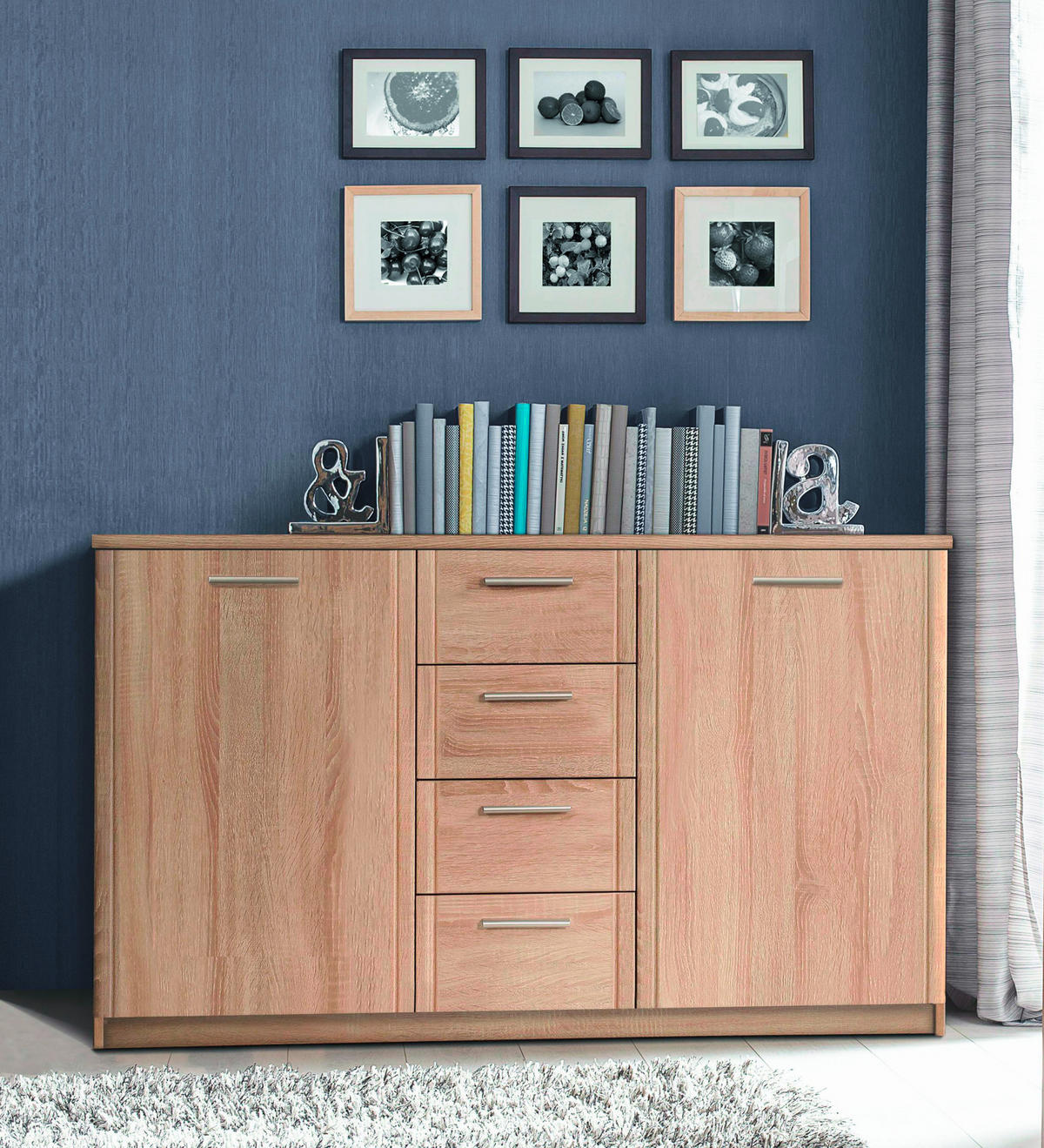 Sideboard   B/H/T: ca. 147x84,9x40 cm Gloria_Sideboard GLRK26-D30 - (147,00/84,90/40,00cm)