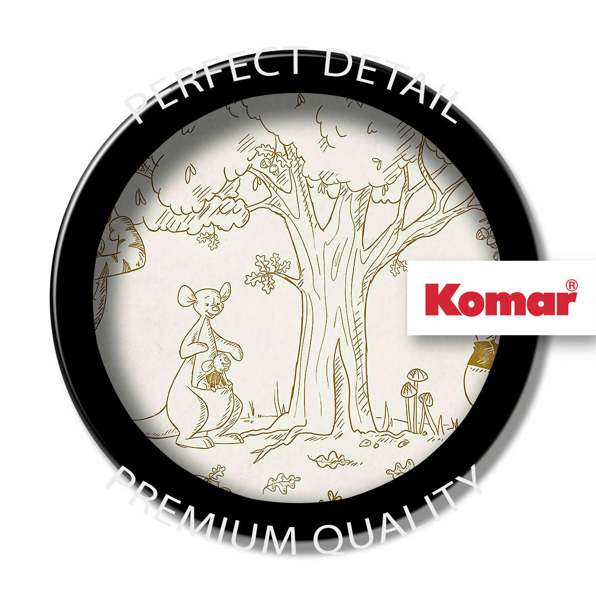Komar Fototapete Winnie the Pooh Outdoors B/L: ca. 400x250 cm Winnie the Pooh Outdoors - (400,00/250,00cm) - Komar
