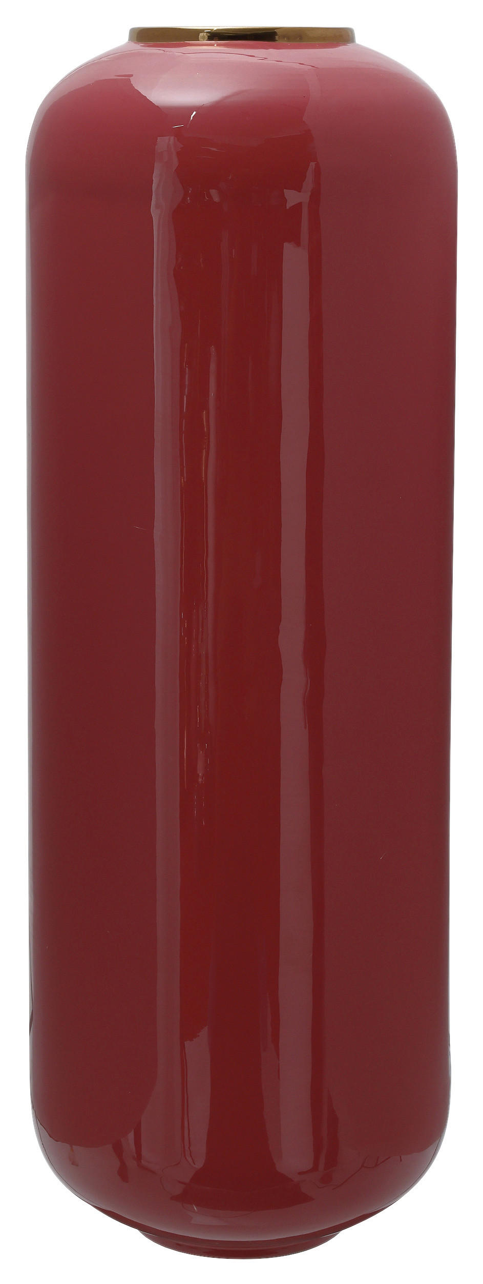 360Living Bodenvase Art Deco 170 koralle Eisen B/H/T: ca. 24x69x24 cm Art Deco 170 - gold/koralle (24,00/69,00/24,00cm) - 360Living