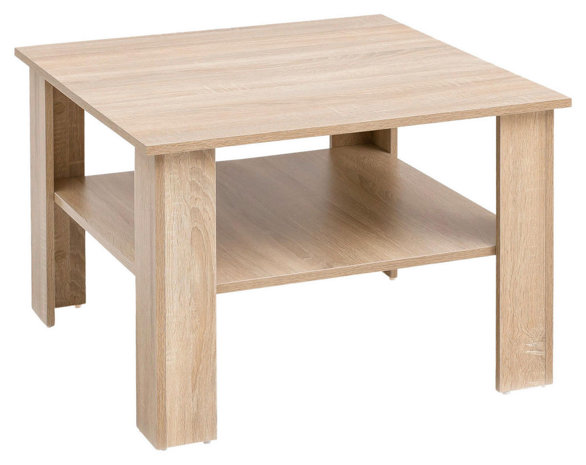 Couchtisch braun B/H/T: ca. 60x42x60 cm Couchtisch - braun (60,00/42,00/60,00cm) - Wohnling