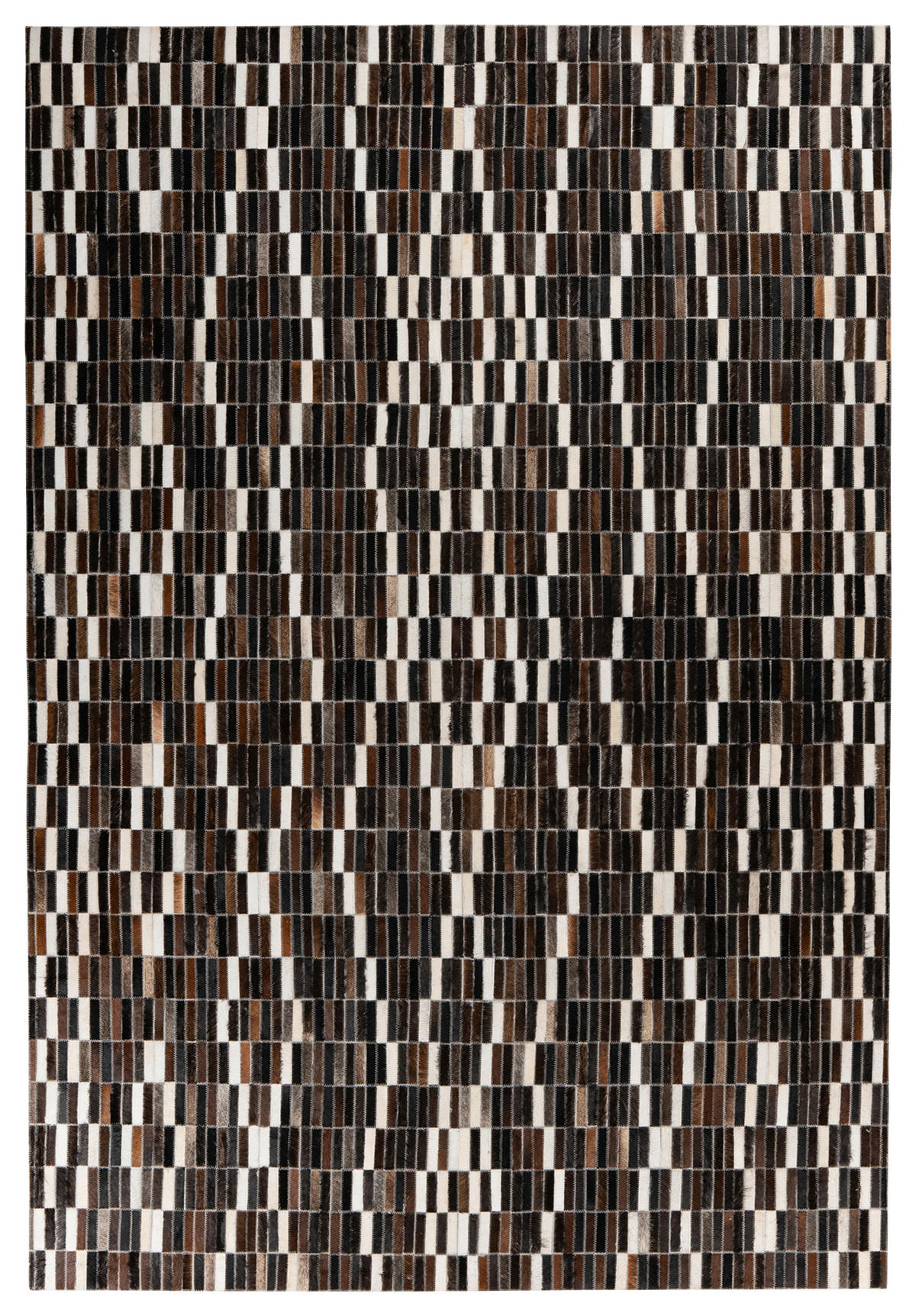 360Living Teppich Lavin schwarz B/L: ca. 80x150 cm Lavin - weiß/schwarz (80,00/150,00cm) - 360Living