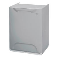 Eco-Logico Abfalleimer grau B/H/L: ca. 29x47x34 cm Abfalleimer_für_Mülltrennung - grau (34,00/29,00/47,00cm) - Eco-Logico