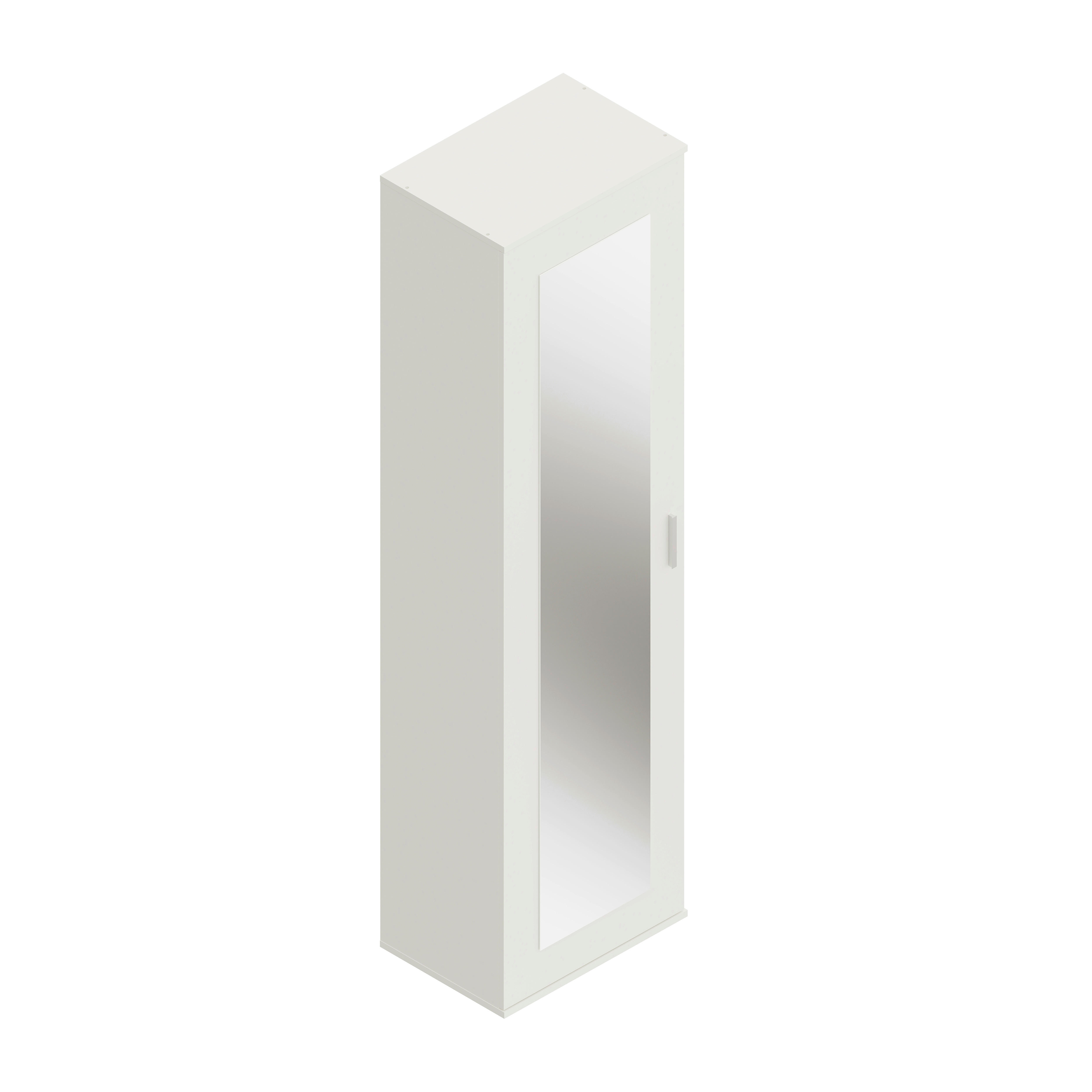 Mehrzweckschrank  weiß B/H/T: ca. 50x184x34,5 cm Inca_2_Mehrzweckschrank - weiß (50,00/184,00/34,50cm)