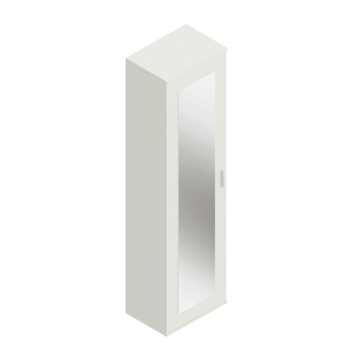 Mehrzweckschrank  weiß B/H/T: ca. 50x184x34,5 cm Inca_2_Mehrzweckschrank - weiß (50,00/184,00/34,50cm)