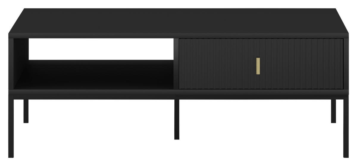 Couchtisch MAGGIORE schwarz B/H/T: ca. 104,2x39,9x68 cm MAGGIORE - schwarz (104,20/39,90/68,00cm) - WIPMEB