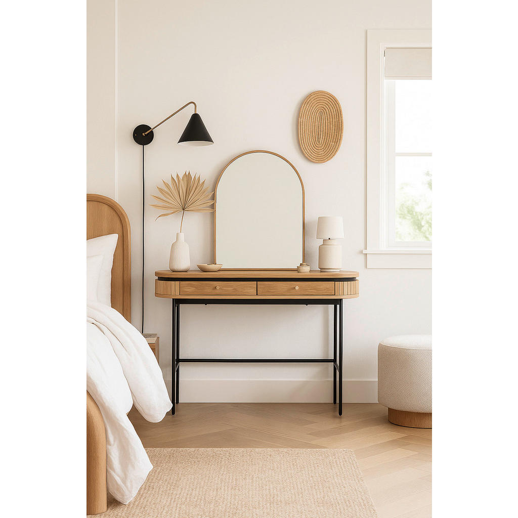 Thumbnail - Schminktisch ALBERI Eiche Sonoma Nachbildung B/H/T: ca. 120x76x60 cm